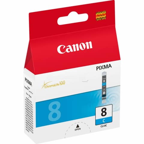 Serbatoio inchiostro CLI-8C Canon ciano  0621B001
